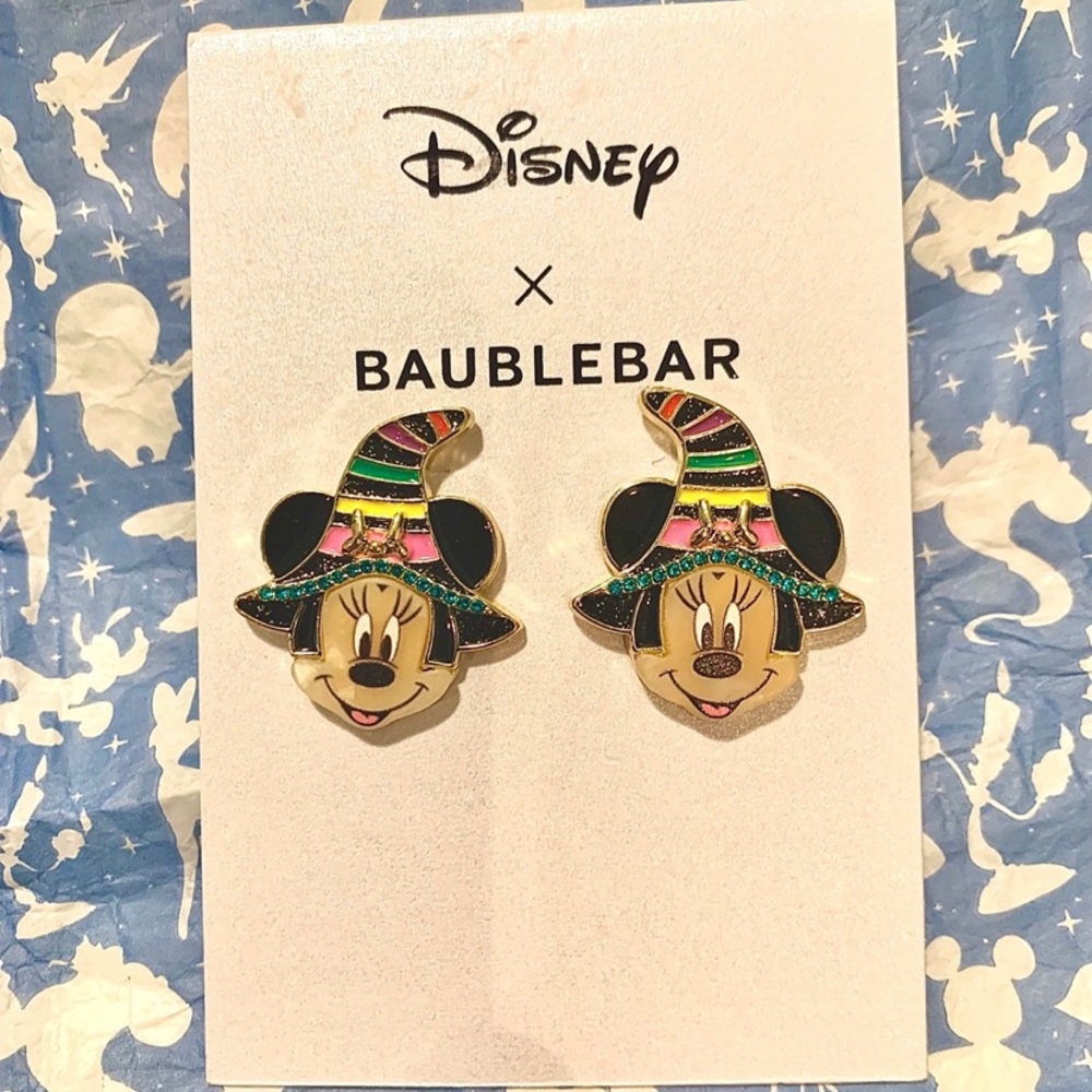 SOLD NWT Disney Baublebar Halloween Witch Minnie Mouse Ears